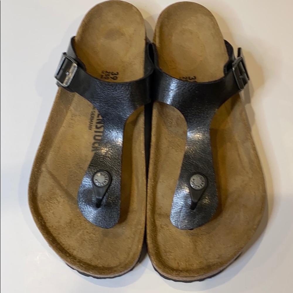 NWOT BIRKENSTOCK GIZEH Birkenstock in Black sz8/39